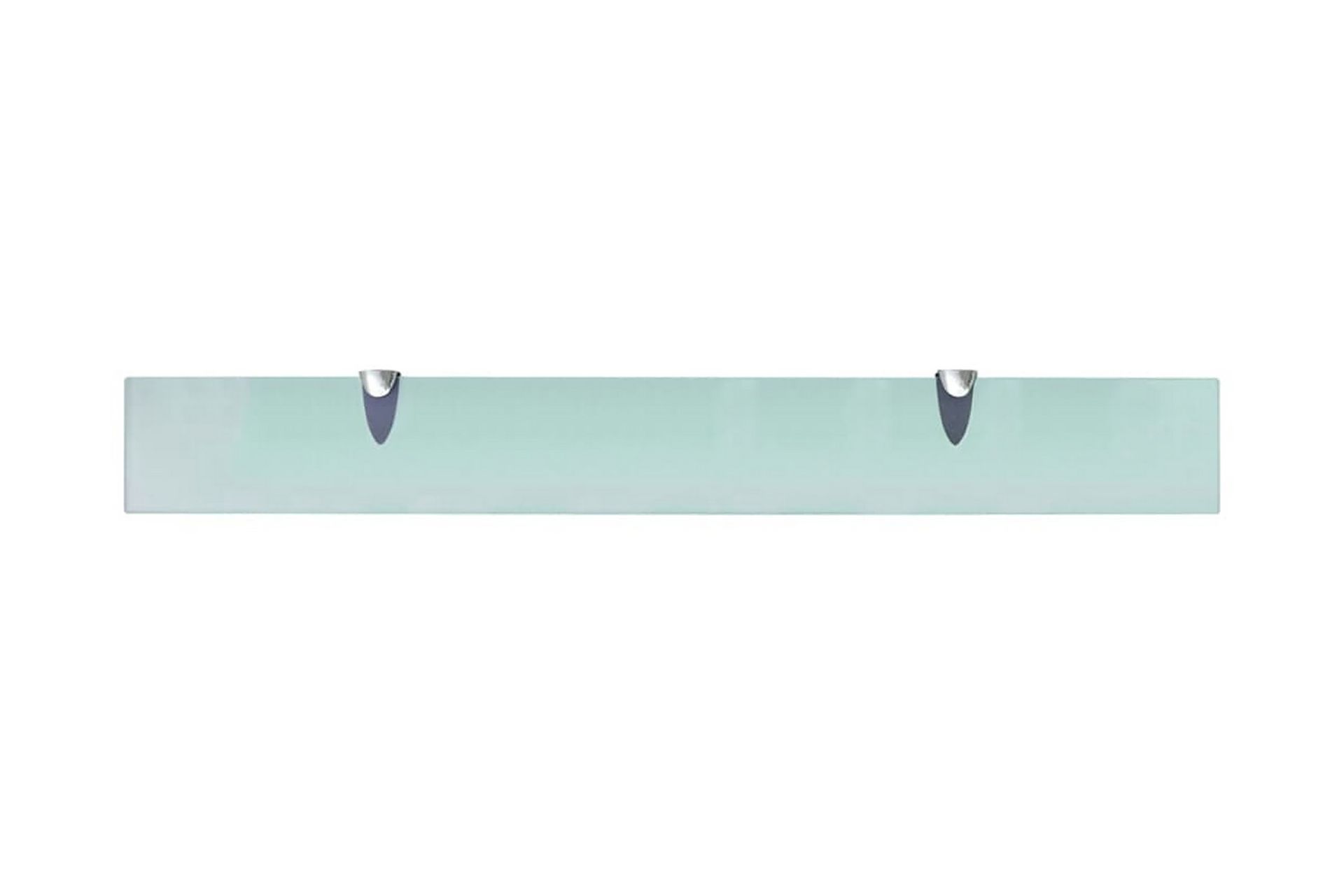 Kelluvat hyllyt 2 kpl lasi 80x10 cm 8 mm - Säilytys - Hylly - Seinähylly