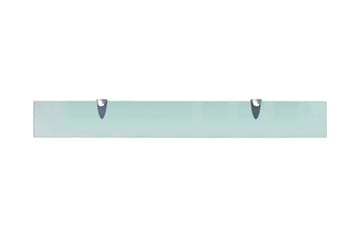 Kelluvat hyllyt 2 kpl lasi 80x10 cm 8 mm - Säilytys - Hylly - Seinähylly