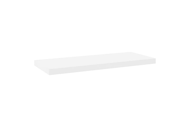 Kelluvat seinähyllyt 2 kpl 80x23,5x3,8cm MDF - Valkoinen - Säilytys - Hylly - Seinähylly