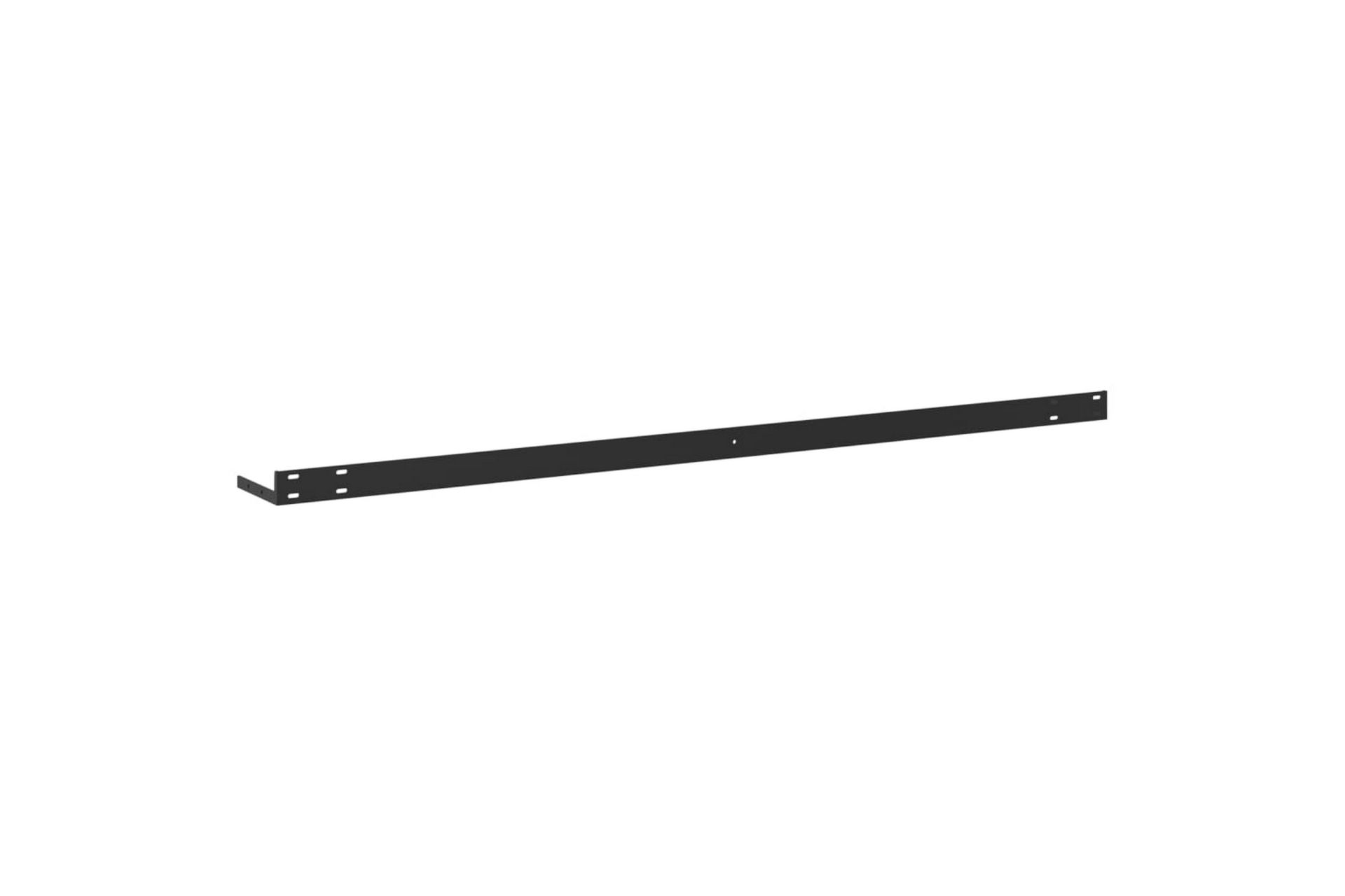 Kelluvat seinähyllyt 2 kpl betoninharmaa 120x23,5x3,8 cm MDF - Harmaa - Säilytys - Hylly - Seinähylly