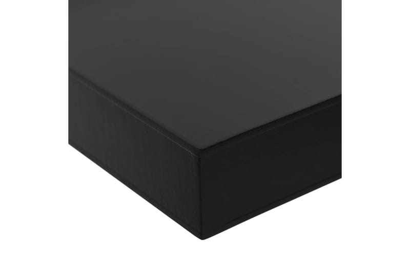 Kelluvat seinähyllyt 2 kpl musta 100x20x3,8 cm - Säilytys - Hylly - Seinähylly