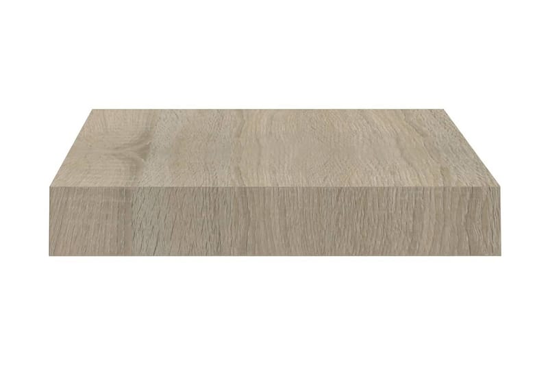 Kelluvat seinähyllyt 2 kpl tammen värinen 23x23,5x3,8 cm MDF - Ruskea - Seinähylly - Keittiöhylly - Hylly