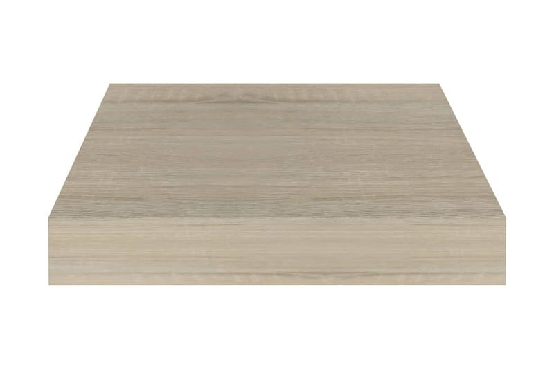 Kelluvat seinähyllyt 2 kpl tammen värinen 23x23,5x3,8 cm MDF - Ruskea - Seinähylly - Keittiöhylly - Hylly