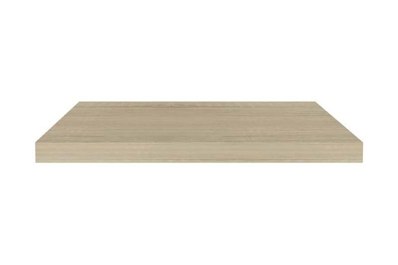 Kelluvat seinähyllyt 2 kpl tammi 60x23,5x3,8 cm MDF - Ruskea - Säilytys - Hylly - Seinähylly