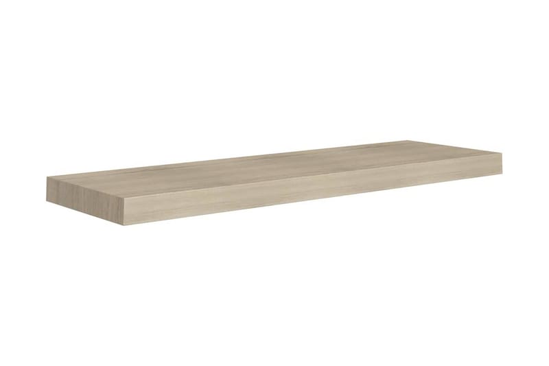 Kelluvat seinähyllyt 2 kpl tammi 80x23,5x3,8 cm MDF - Ruskea - Seinähylly - Keittiöhylly - Hylly