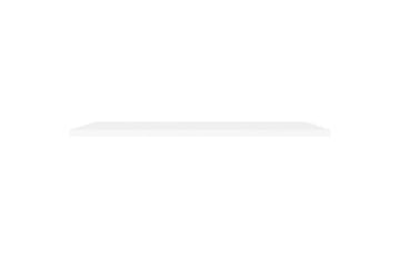 Kelluvat seinähyllyt 2 kpl valkoinen 120x23,5x3,8 cm MDF - Valkoinen - Säilytys - Hylly - Seinähylly
