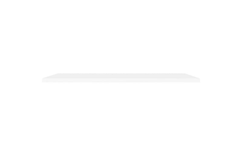 Kelluvat seinähyllyt 2 kpl valkoinen 120x23,5x3,8 cm MDF - Valkoinen - Säilytys - Hylly - Seinähylly