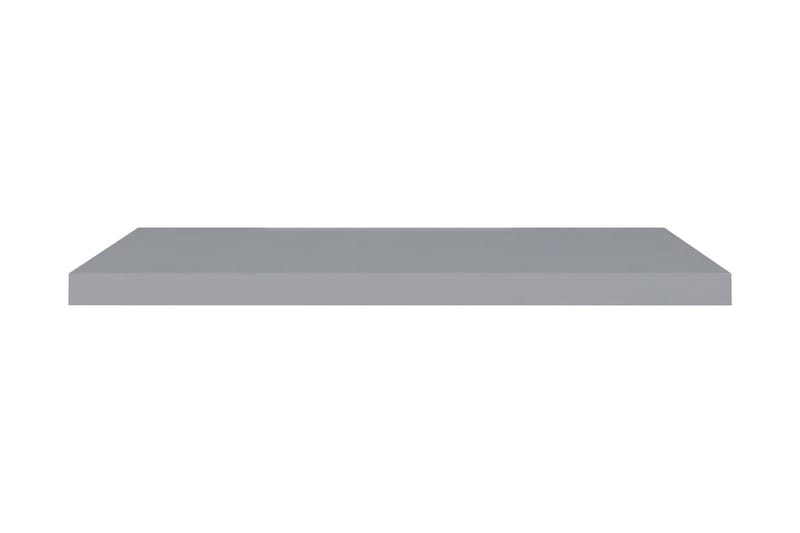 Kelluvat seinähyllyt 4 kpl harmaa 90x23,5x3,8 cm MDF - Harmaa - Säilytys - Hylly - Seinähylly
