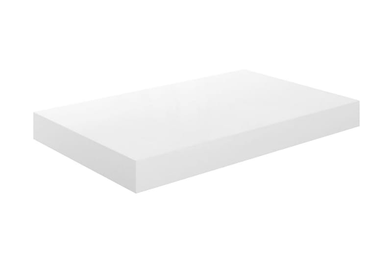 Kelluvat seinähyllyt 4 kpl korkeakiilto valk. 40x23x3,8 cm - Valkoinen - Säilytys - Hylly - Seinähylly