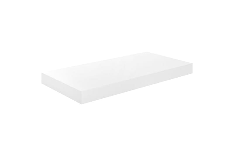 Kelluvat seinähyllyt 4 kpl korkeakiilto valk. 50x23x3,8 cm - Valkoinen - Säilytys - Hylly - Seinähylly