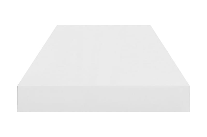 Kelluvat seinähyllyt 4 kpl korkeakiilto valk. 60x23,5x3,8 cm - Valkoinen - Säilytys - Hylly - Seinähylly