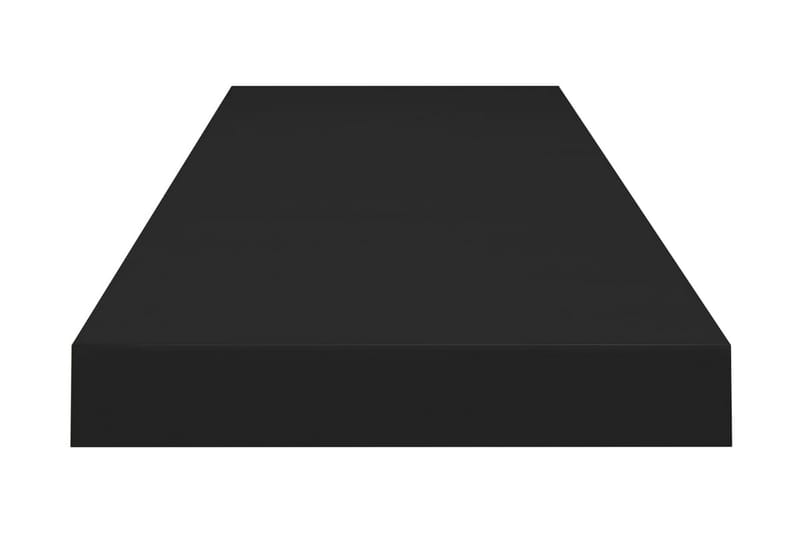 Kelluvat seinähyllyt 4 kpl musta 90x23,5x3,8 cm MDF - Musta - Säilytys - Hylly - Seinähylly