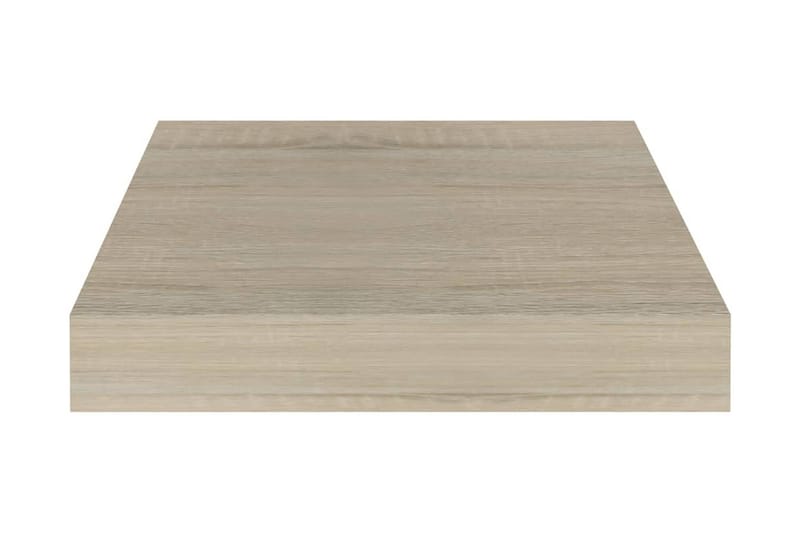 Kelluvat seinähyllyt 4 kpl tammi 23x23,5x3,8 cm MDF - Ruskea - Säilytys - Hylly - Seinähylly