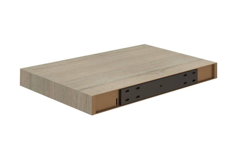 Kelluvat seinähyllyt 4 kpl tammi 40x23x3,8 cm MDF - Ruskea - Säilytys - Hylly - Seinähylly