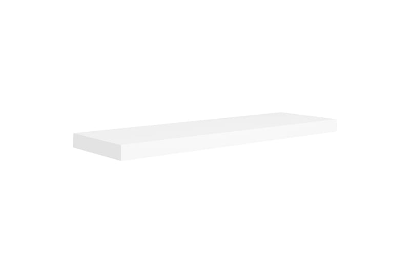 Kelluvat seinähyllyt 4 kpl valkoinen 80x23,5x3,8 cm MDF - Valkoinen - Säilytys - Hylly - Seinähylly
