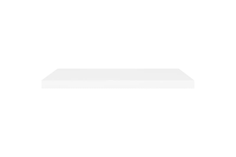 Kelluvat seinähyllyt 4 kpl valkoinen 80x23,5x3,8 cm MDF - Valkoinen - Säilytys - Hylly - Seinähylly