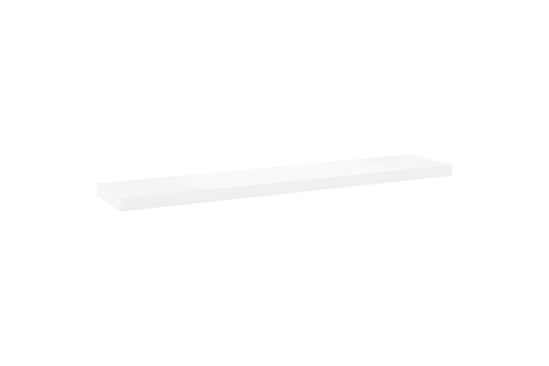Kelluvat seinähyllyt 4kpl 120x23,5x3,8cm MDF - Valkoinen - Säilytys - Hylly - Seinähylly