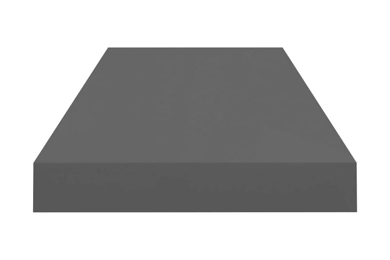 Kelluvat seinähyllyt 4kpl kork.kiilto harmaa 60x23,5x3,8 cm - Harmaa - Säilytys - Hylly - Seinähylly