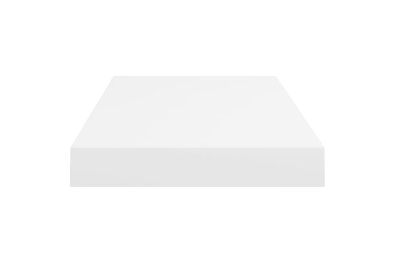 Kelluvat seinähyllyt kpl valkoinen 50x23x3,8 cm MDF - Valkoinen - Säilytys - Hylly - Seinähylly
