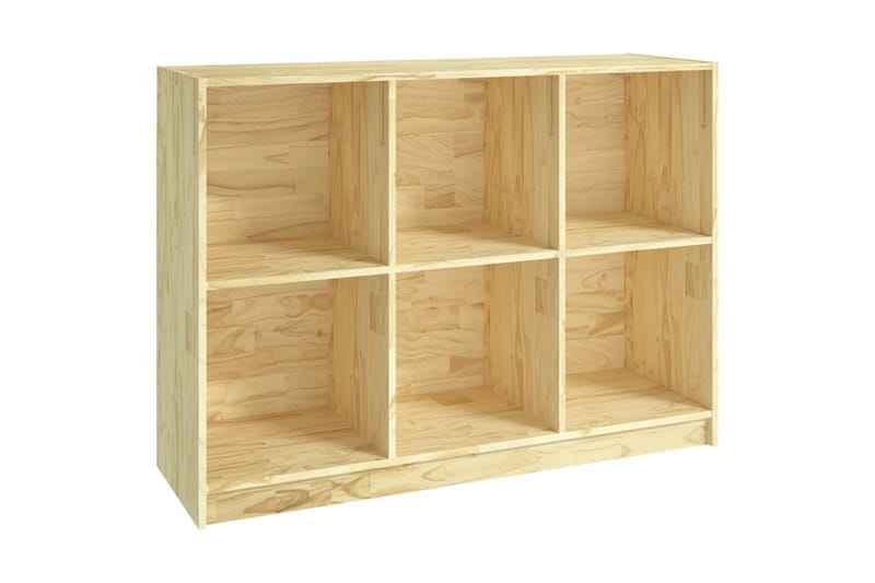 Kirjahylly 104x33x76 cm täysi mänty - Ruskea - Säilytys - Hylly - Kirjahylly