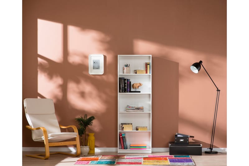 Kirjahylly 170x58 cm - Valkoinen - Säilytys - Hylly - Kirjahylly