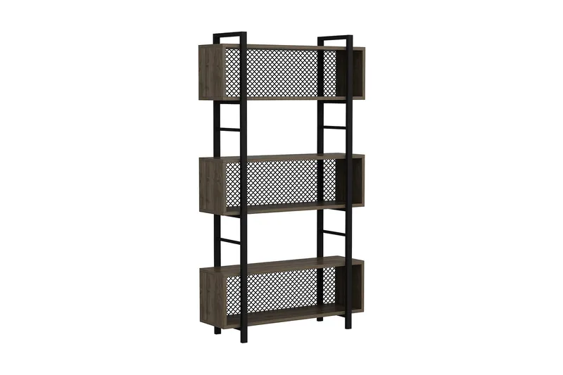 Kirjahylly 25x90 cm, Pähkinä