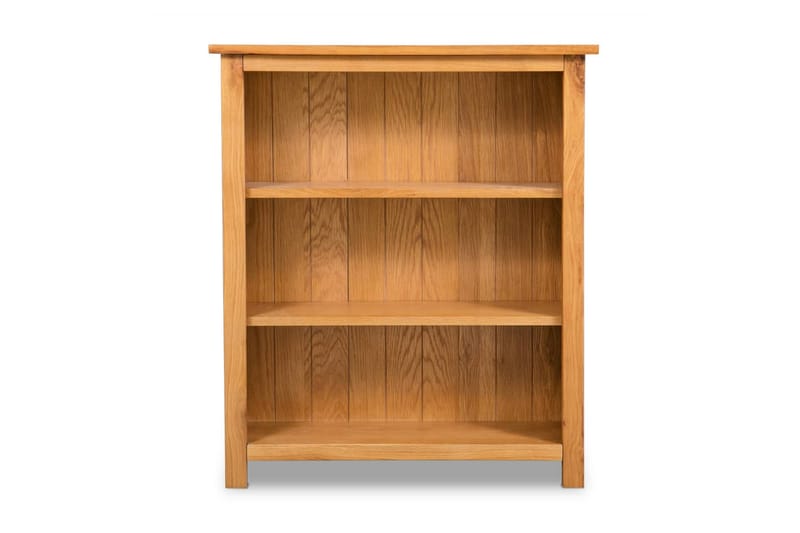 Kirjahylly 3 tasoa 70x22,5x82 cm täystammi - Ruskea - Säilytys - Hylly - Kirjahylly