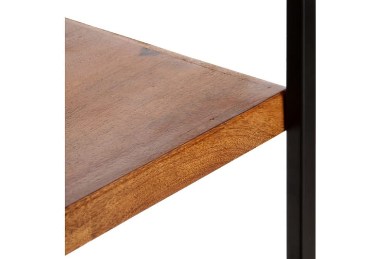 Kirjahylly 4 tasoa & 6 laatikkoa 122x36x181cm täysi mangopuu - Ruskea - Säilytys - Hylly - Kirjahylly