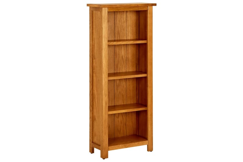 Kirjahylly 4 tasoa 45x22x110 cm täystammi - Ruskea - Säilytys - Hylly - Kirjahylly