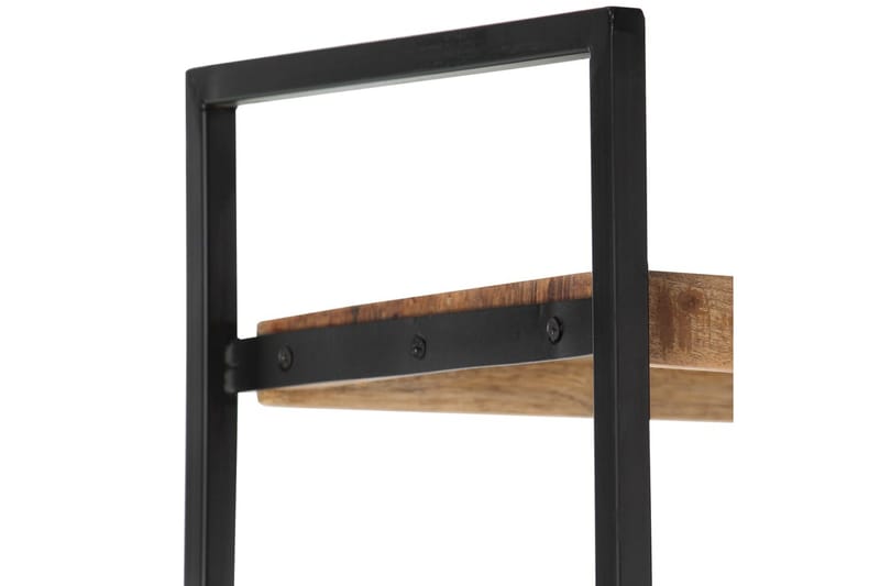 Kirjahylly 4 tasoa 80x30x180 cm karkea mangopuu - Ruskea - Säilytys - Hylly - Kirjahylly