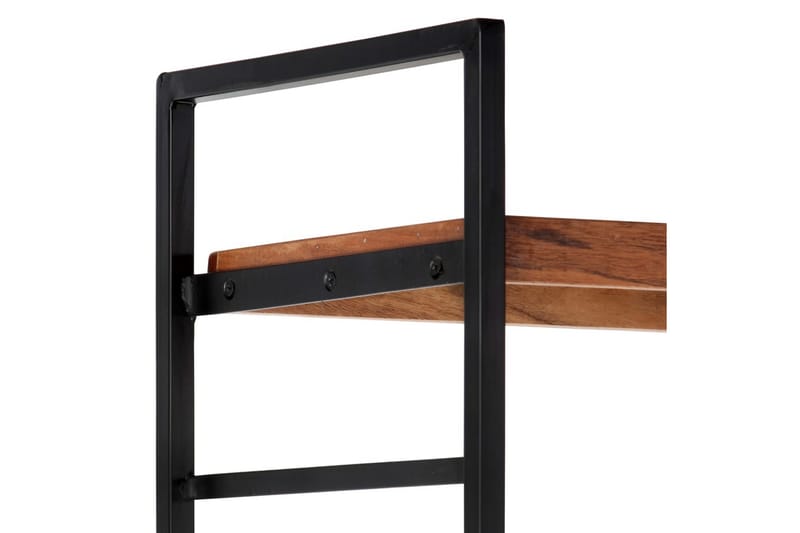 Kirjahylly 4 tasoa 80x30x180 cm täysi akaasiapuu - Ruskea - Säilytys - Hylly - Kirjahylly