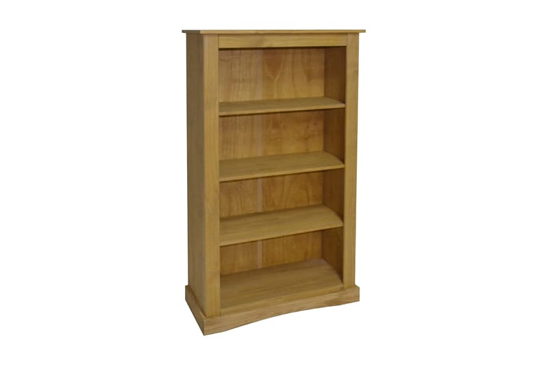 Kirjahylly 4 tasoa Meksikon mänty Corona-sarja 81x29x150 cm - Ruskea - Säilytys - Hylly - Kirjahylly