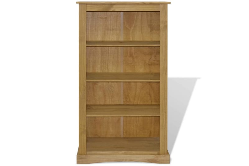 Kirjahylly 4 tasoa Meksikon mänty Corona-sarja 81x29x150 cm - Ruskea - Säilytys - Hylly - Kirjahylly