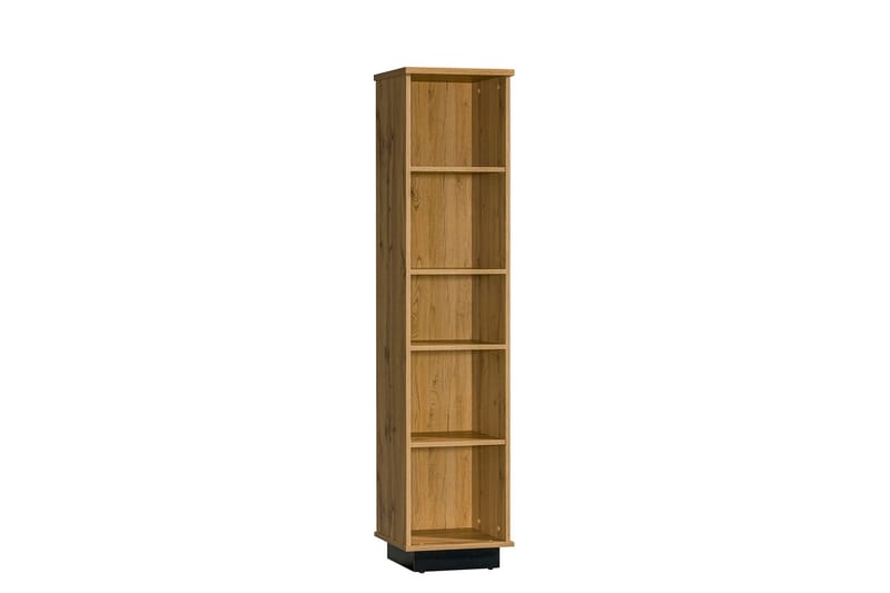 Kirjahylly 40 cm tammea, Musta|Ruskea