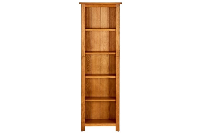 Kirjahylly 5 tasoa 45x22x140 cm täystammi - Ruskea - Säilytys - Hylly - Kirjahylly