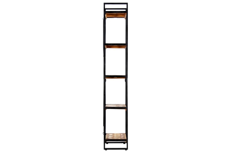 Kirjahylly 5 tasoa 60x30x180 cm kierrätetty puu - Ruskea - Säilytys - Hylly - Kirjahylly