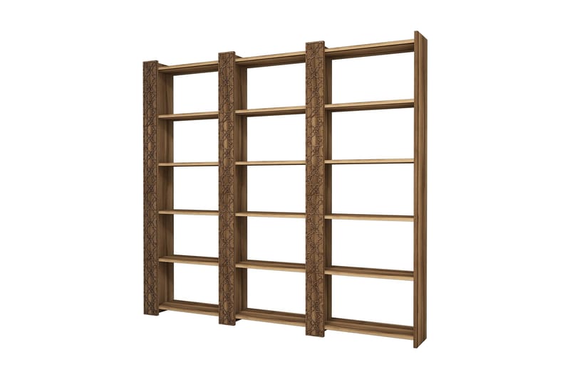 Kirjahylly Amtorp 184 cm - Ruskea - Säilytys - Hylly - Kirjahylly