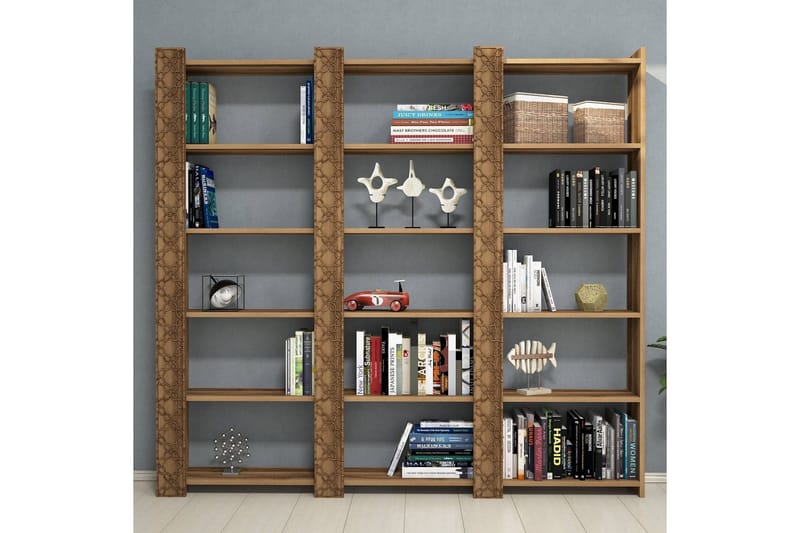 Kirjahylly Amtorp 184 cm - Ruskea - Säilytys - Hylly - Kirjahylly