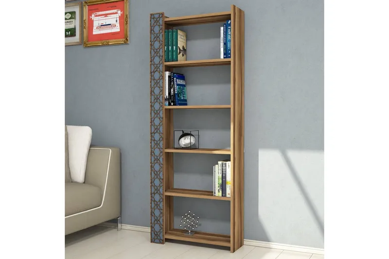 Kirjahylly Amtorp 64 cm - Ruskea - Säilytys - Hylly - Kirjahylly