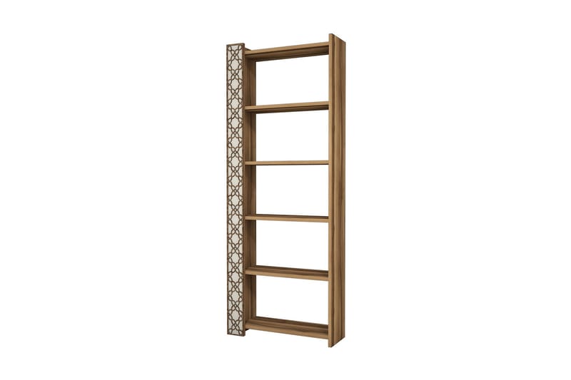 Kirjahylly Amtorp 64 cm - Ruskea/Valkoinen - Säilytys - Hylly - Kirjahylly