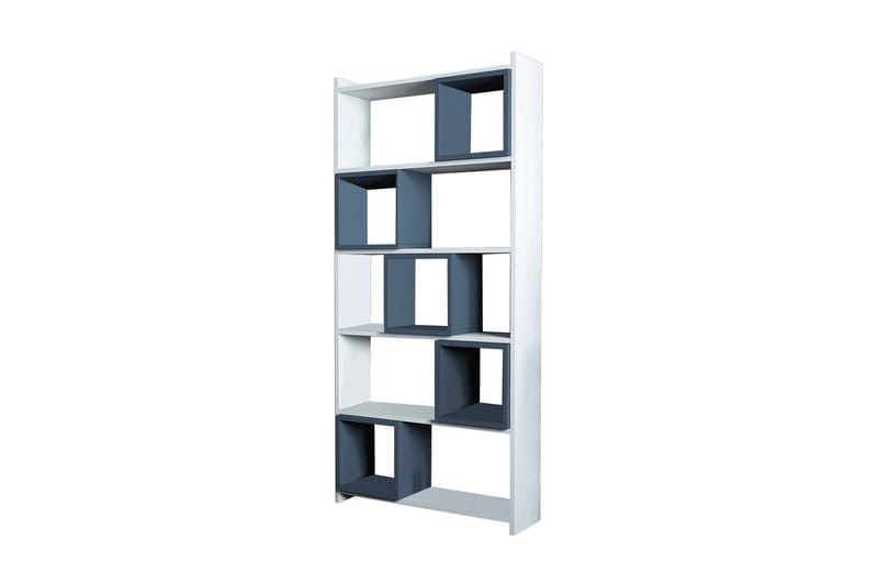 Kirjahylly Amtorp 80 cm - Valkoinen/Sininen - Säilytys - Hylly - Kirjahylly