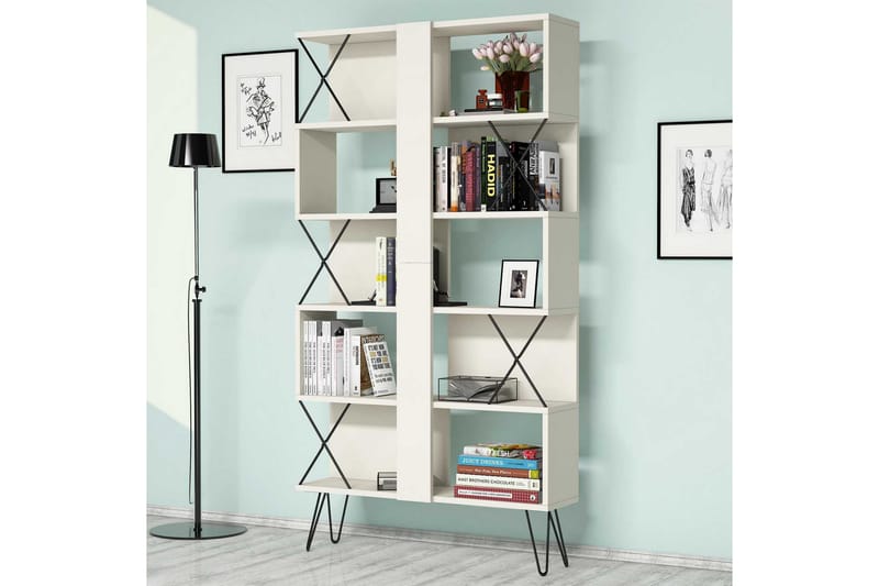 Kirjahylly Amtorp 90 cm - Ruskea - Säilytys - Hylly - Kirjahylly