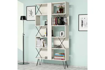 Kirjahylly Amtorp 90 cm - Ruskea - Säilytys - Hylly - Kirjahylly