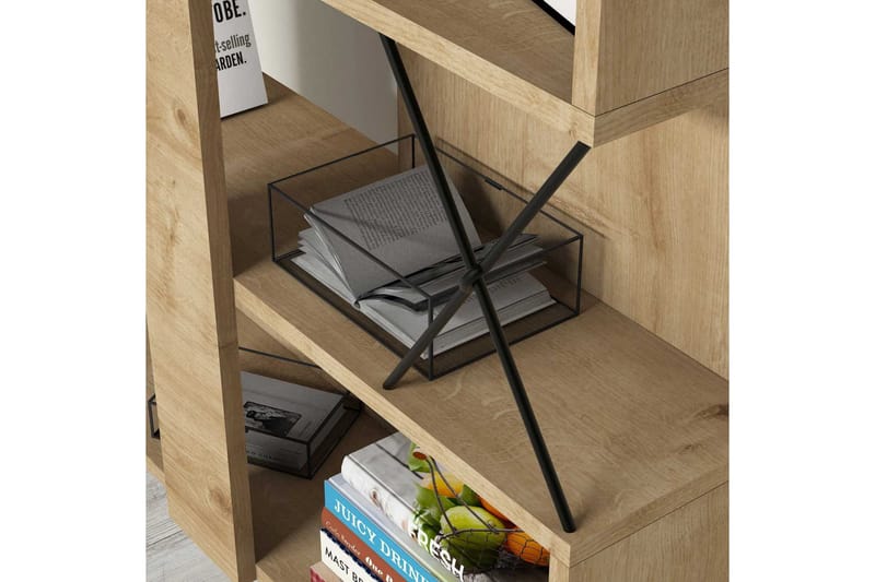 Kirjahylly Amtorp 90 cm - Ruskea - Säilytys - Hylly - Kirjahylly