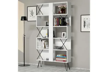 Kirjahylly Amtorp 90 cm - Valkoinen - Säilytys - Hylly - Kirjahylly