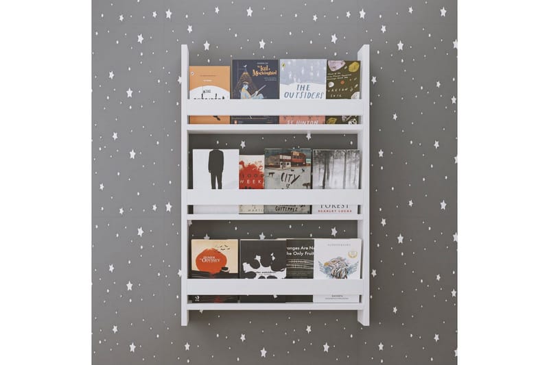 Kirjahylly Artemis 3 Valkoinen - Valkoinen - Säilytys - Hylly - Kirjahylly