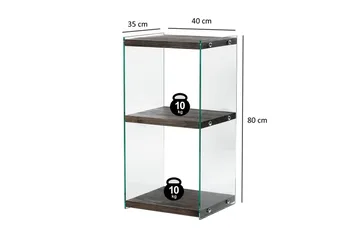 Kirjahylly Banize 40 cm - Antrasiitti - Säilytys - Hylly - Kirjahylly