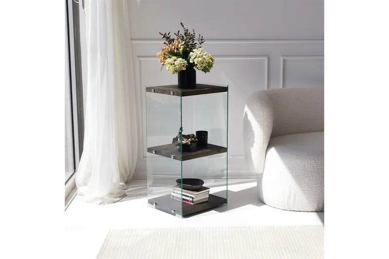 Kirjahylly Banize 40 cm, Antrasiitti