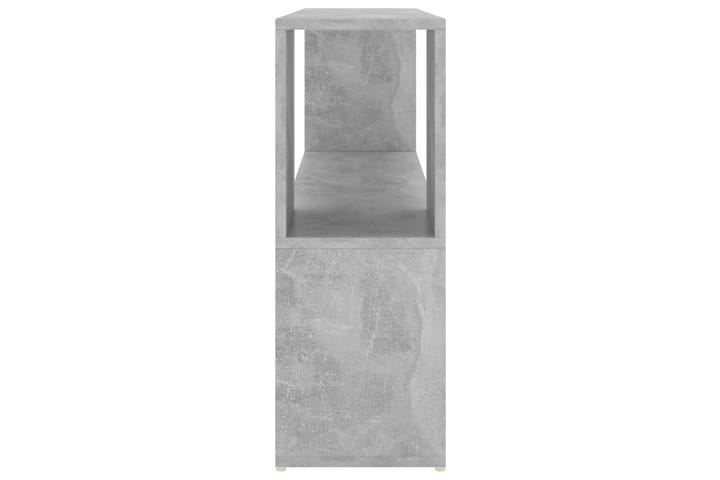 Kirjahylly betoninharmaa 100x24x63 cm lastulevy - Harmaa - Kirjahylly - Hylly