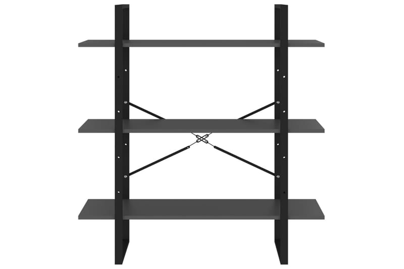 Kirjahylly betoninharmaa 100x30x105 cm lastulevy - Säilytys - Hylly - Kirjahylly